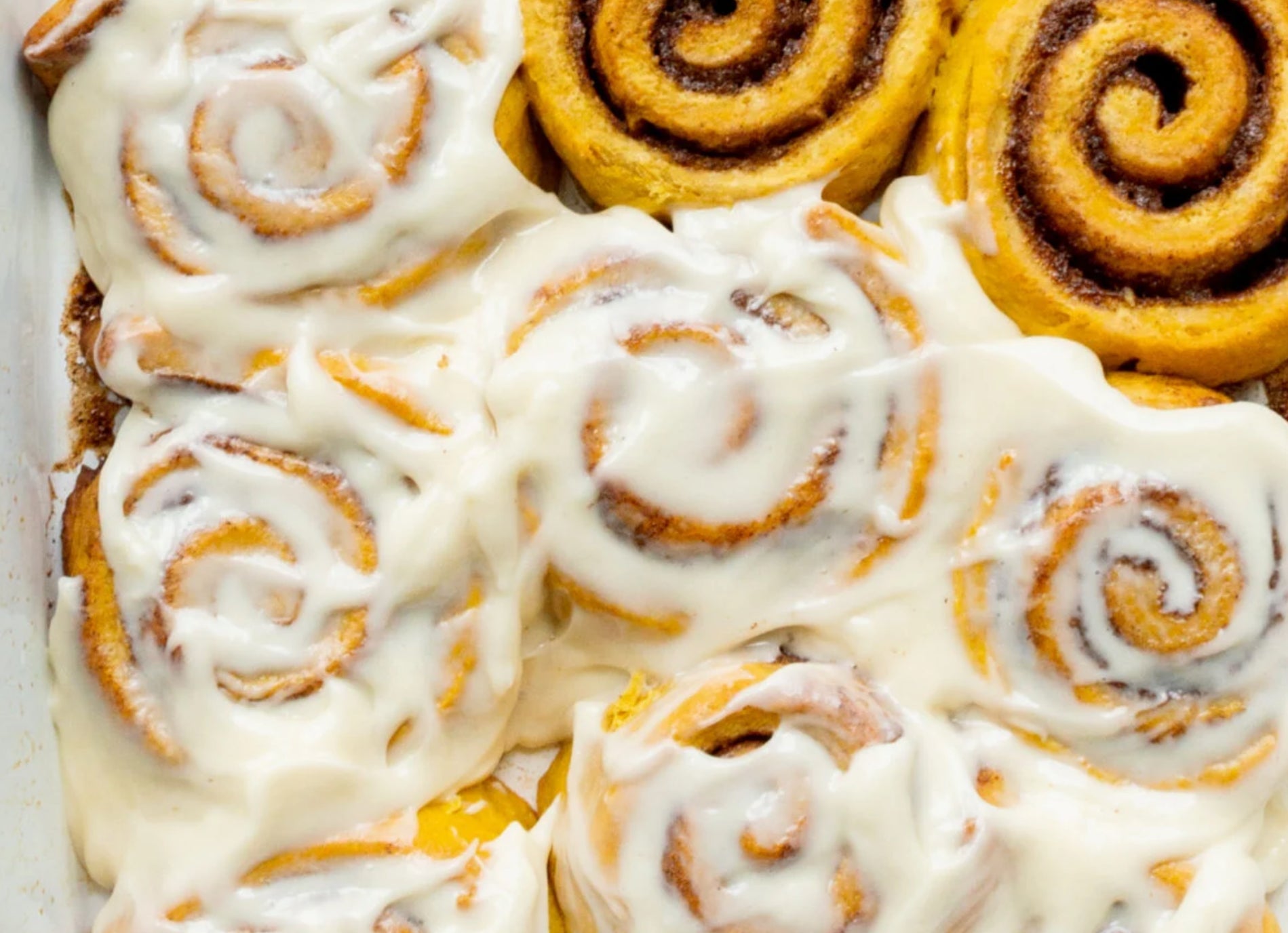 Jumbo Pumpkin Spiced Latte Cinnamon Roll