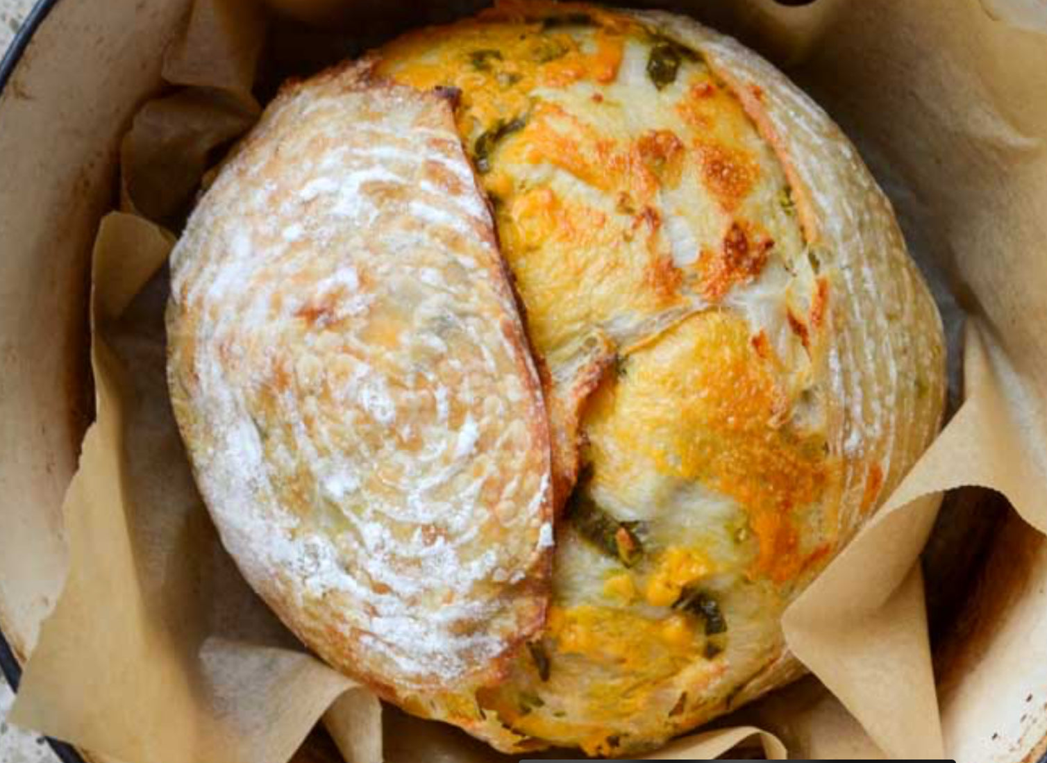 Jalapeño & Cheddar Sourdough Bread